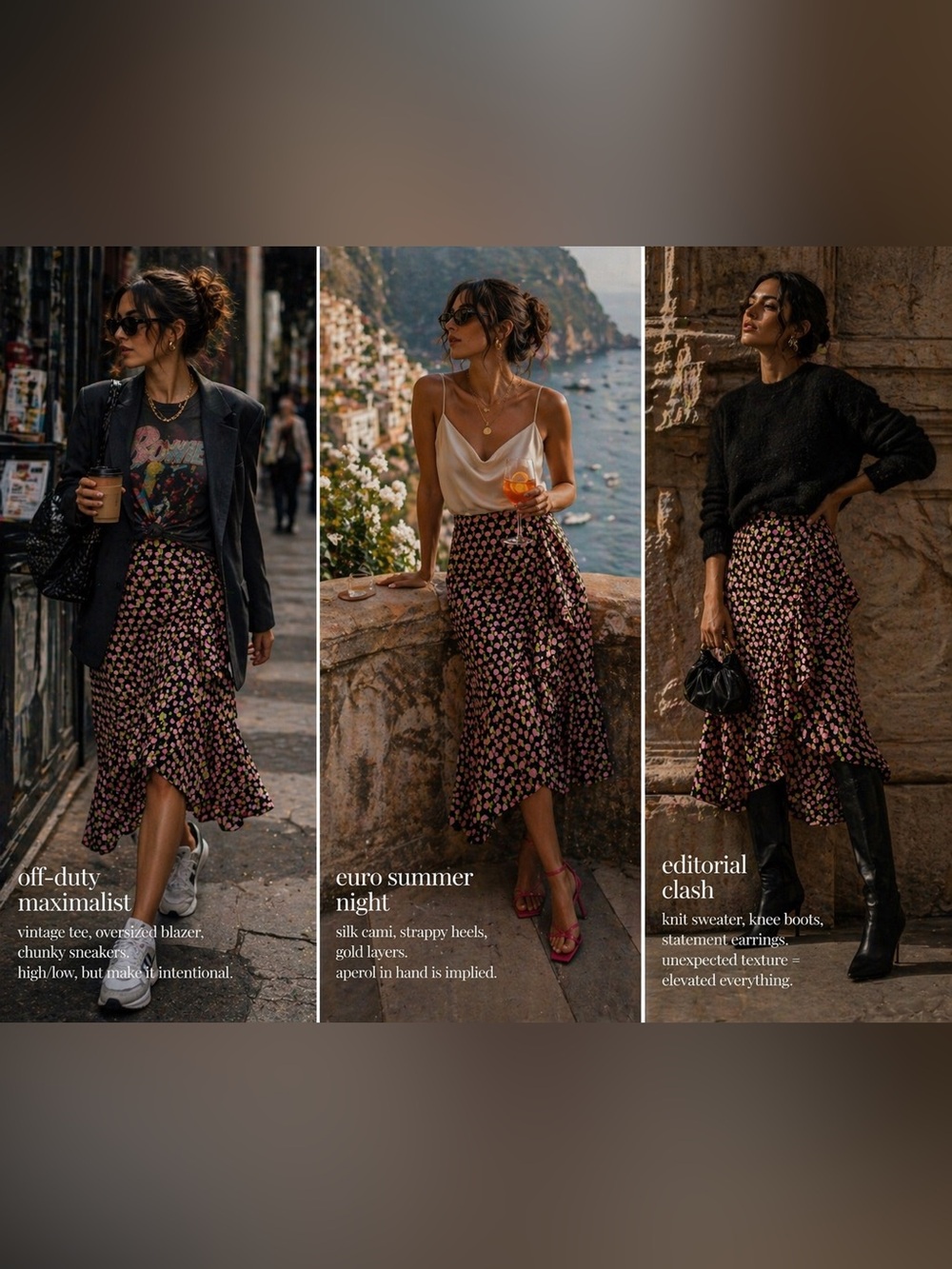 La DoubleJ x Mantero Silk Ruffle Skirt